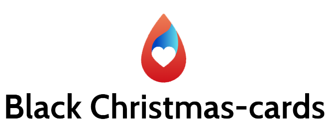 Black Christmas-cards