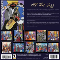 Black Calendars^African American Expressions 2025 All That Jazz Calendar