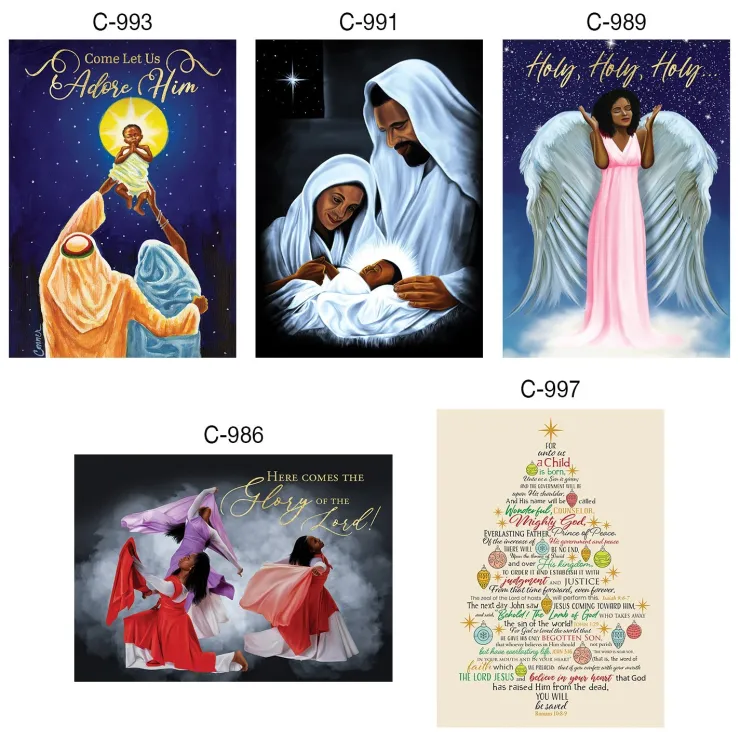 Christmas Assortments^African American Expressions Assortment 111 (C986, C987, C989, C991, C993)