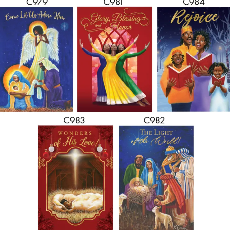 Christmas Assortments^African American Expressions Assortment 909 (C979, C981, C982, C983, C984)