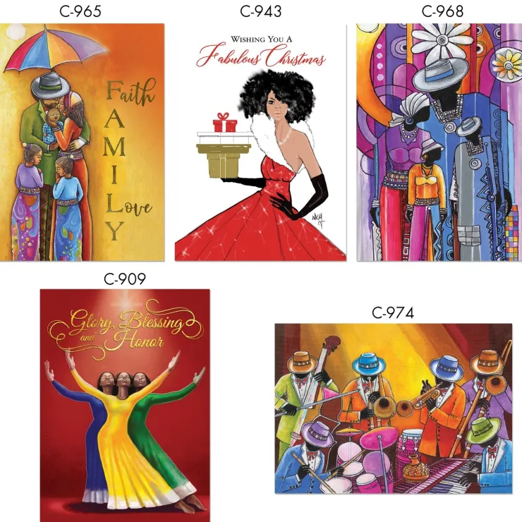 Christmas Assortments^African American Expressions ASSORTMENT A505 (C909 C943 C965 C968 C974 )