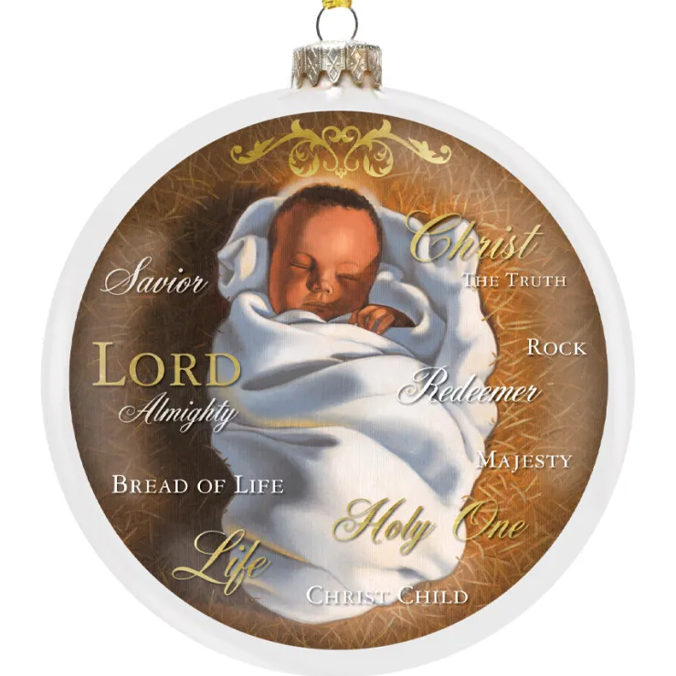 Christmas Ornaments^African American Expressions BABY JESUS ORNAMENT
