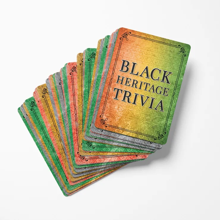 Card Games^African American Expressions Black Heritage Trivia Game Cards