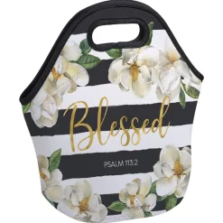 Lunch Bags^African American Expressions BLESSED MAGNOLIA LUNCHBAG