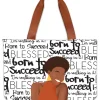 Canvas Handbags^African American Expressions Born to Succeed Canvas Bag