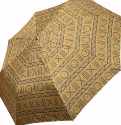 Umbrellas^African American Expressions BROWN MUDCLOTH UMBRELLA