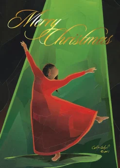 Christmas Cards^African American Expressions DANCER MERRY CHRISTMAS