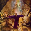 Canvas Art^African American Expressions Daniel in the Lion's Den Stretched Canvas (Large)
