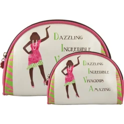 Cosmetic Bags^African American Expressions DIVA COSMETIC DUO