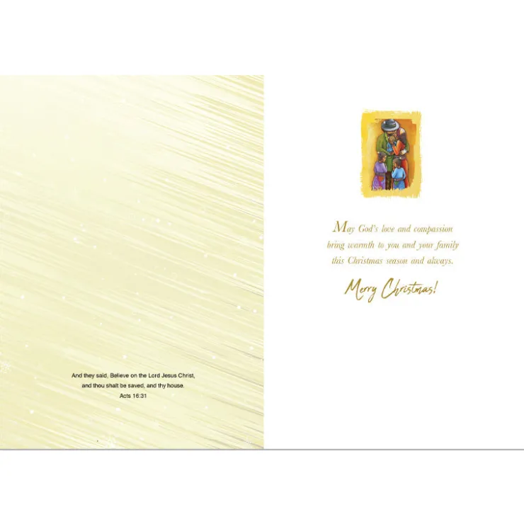 Christmas Cards^African American Expressions FAITH FAMILY LOVE CHRISTMAS CARD