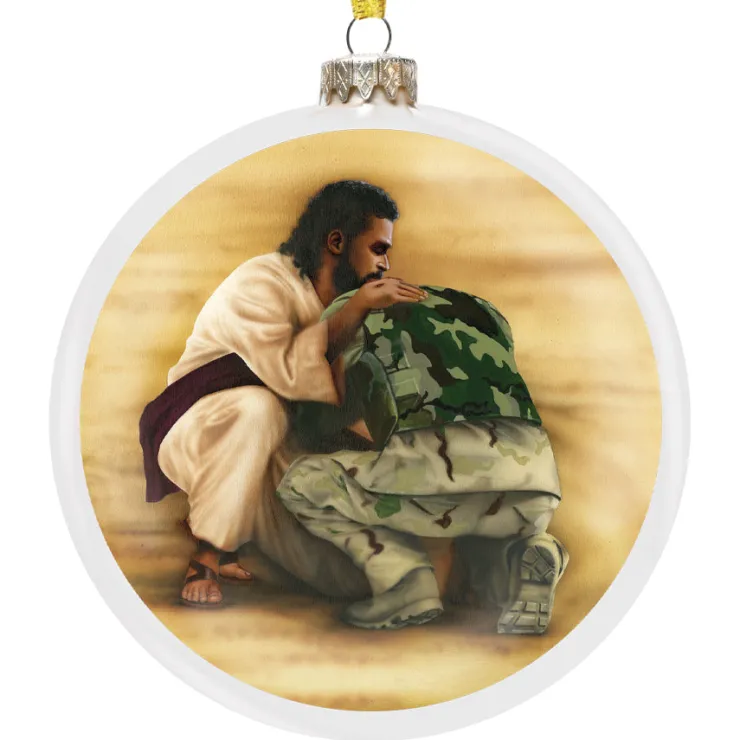 Christmas Ornaments^African American Expressions FOR THE TROOPS ORNAMENT