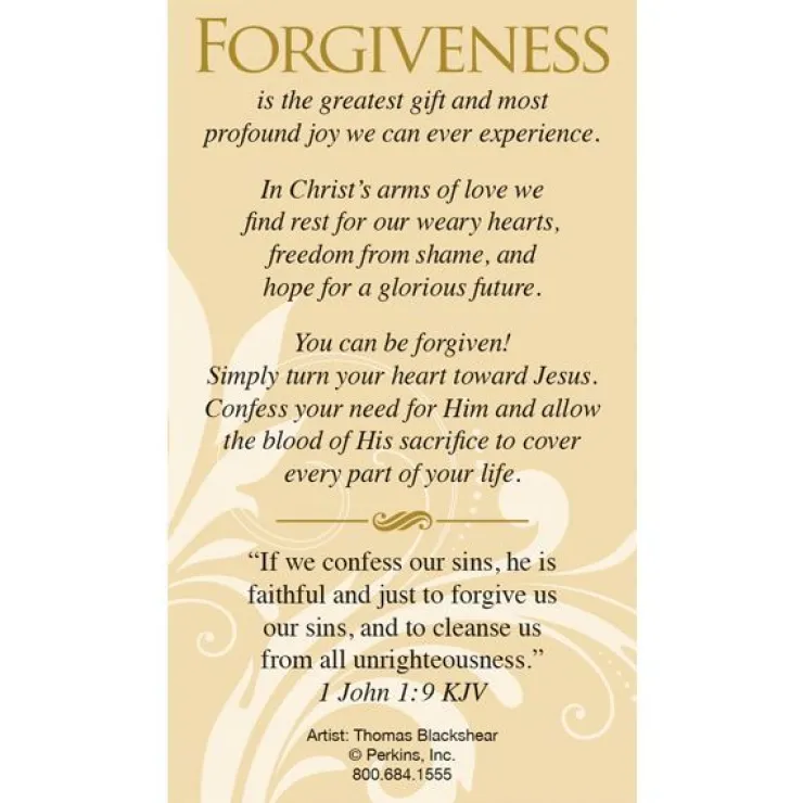 Witness Cards^African American Expressions FORGIVEN (AAE) WITNESS CARDS 25/PK
