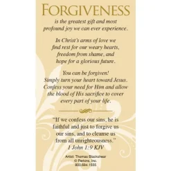 Witness Cards^African American Expressions FORGIVEN (CHARIS) WITNESS CARDS 25/PK