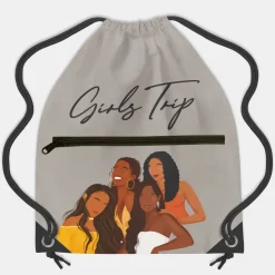 Drawstring Backpacks^African American Expressions Girls Trip Drawstring Bagpack