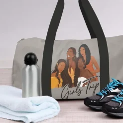 Foldable Travel Bags^African American Expressions Girls Trip Travel Bag