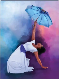Canvas Art^African American Expressions Glory of the Lord Stretched Canvas (Large)