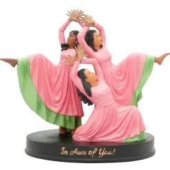 Figurines^African American Expressions In Awe of You Figurine (Pink/Green)