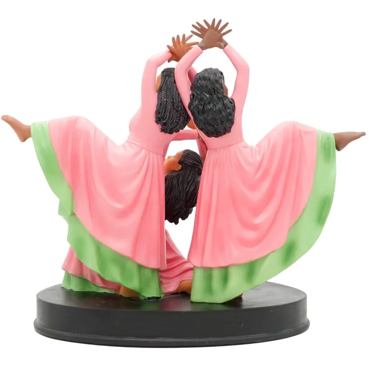 Figurines^African American Expressions In Awe of You Figurine (Pink/Green)