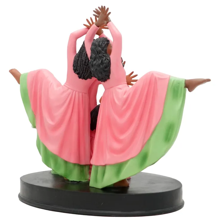 Figurines^African American Expressions In Awe of You Figurine (Pink/Green)