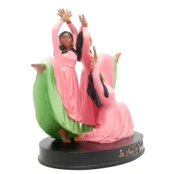 Figurines^African American Expressions In Awe of You Figurine (Pink/Green)