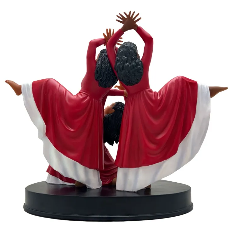 Figurines^African American Expressions In Awe of You Figurine (Red/White)