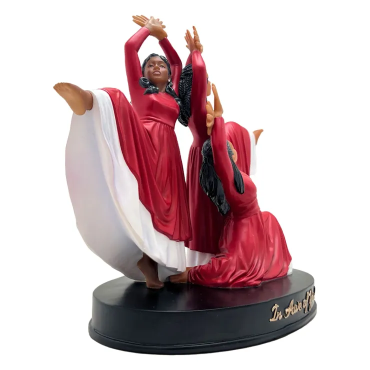 Figurines^African American Expressions In Awe of You Figurine (Red/White)