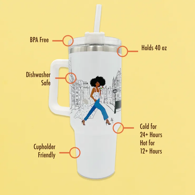 Tumblers^African American Expressions Keepin it Moving Tumber