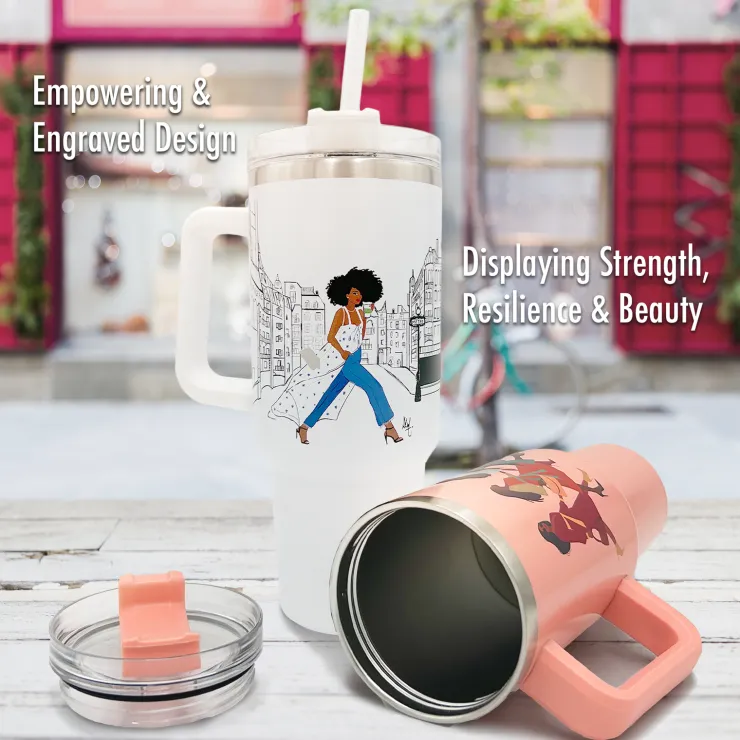 Tumblers^African American Expressions Keepin it Moving Tumber