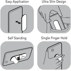 Phone Grips^African American Expressions MATTIE BLACK PHONE GRIP