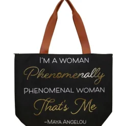 Canvas Handbags^African American Expressions MAYA ANGELOU PHENOMENAL CANVAS BAG