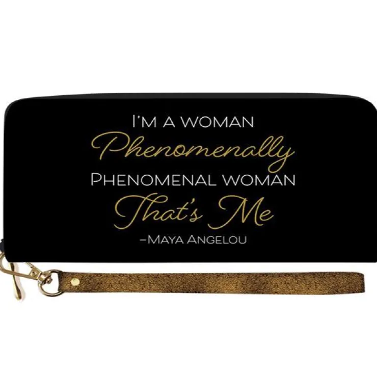 Wallets^African American Expressions MAYA ANGELOU PHENOMENAL WALLET