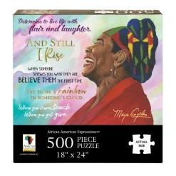 Puzzles^African American Expressions MAYA ANGELOU QUOTES PUZZLE