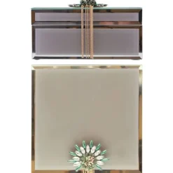 Keepsake Boxes^African American Expressions MAYA KEEPSAKE BOX - GREY