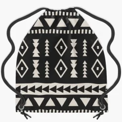 Drawstring Backpacks^African American Expressions Mudcloth Drawstring Backpack