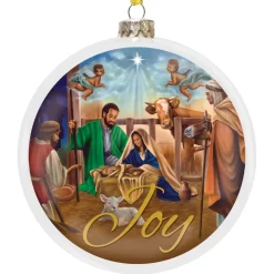 Christmas Ornaments^African American Expressions NATIVITY ORNAMENT (JOY)