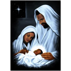Christmas Cards^African American Expressions 2024 Nativity Scene Christmas Card