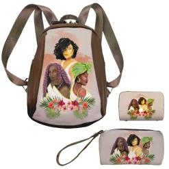 Handbag Sets^African American Expressions Natural Beauties Backpack Set