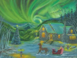 Puzzles^African American Expressions NORTHERN LIGHTS CHRISTMAS PUZZLE