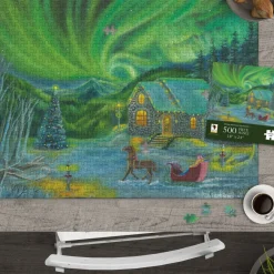 Puzzles^African American Expressions NORTHERN LIGHTS CHRISTMAS PUZZLE