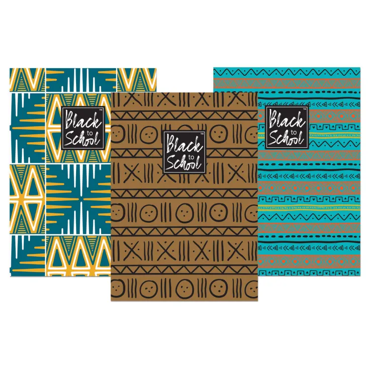 Small Notebooks^African American Expressions PATTERNS NOTEBOOK SET (SMALL)