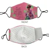 Face Masks^African American Expressions PINK AND GREEN FACE MASK