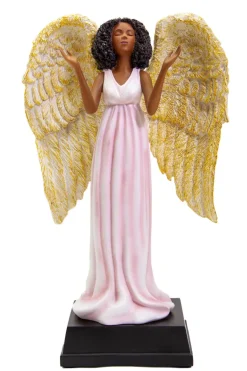 Figurines^African American Expressions PINK ANGEL FIGURINE