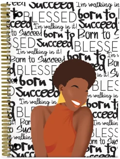 Large Notebooks^African American Expressions POTENTIAL TO PURPOSE NOTEBOOK SET (LARGE)