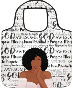 Reusable Bags^African American Expressions POTENTIAL TO PURPOSE REUSABLE BAG