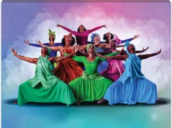 Canvas Art^African American Expressions Praise Dancer Group Stretched Canvas (Large)