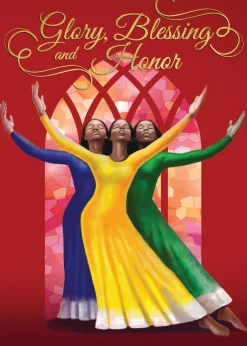 Christmas Cards^African American Expressions Praise Dancers Christmas Card
