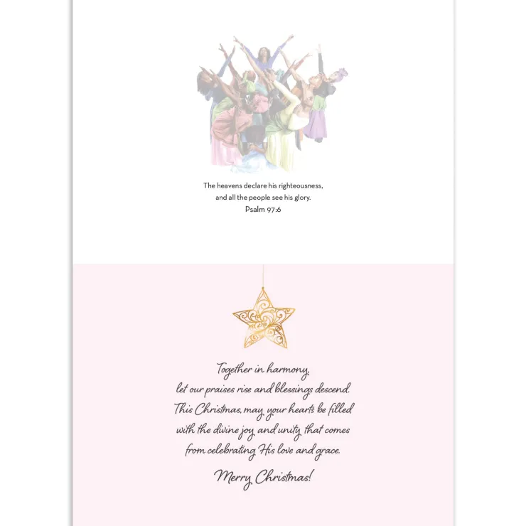 Christmas Cards^African American Expressions Praise Dancers Christmas Card