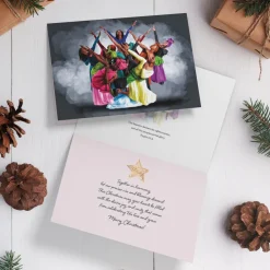 Christmas Cards^African American Expressions Praise Dancers Christmas Card