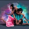 Canvas Art^African American Expressions Praise Him with Dance Stretched Canvas (Large)