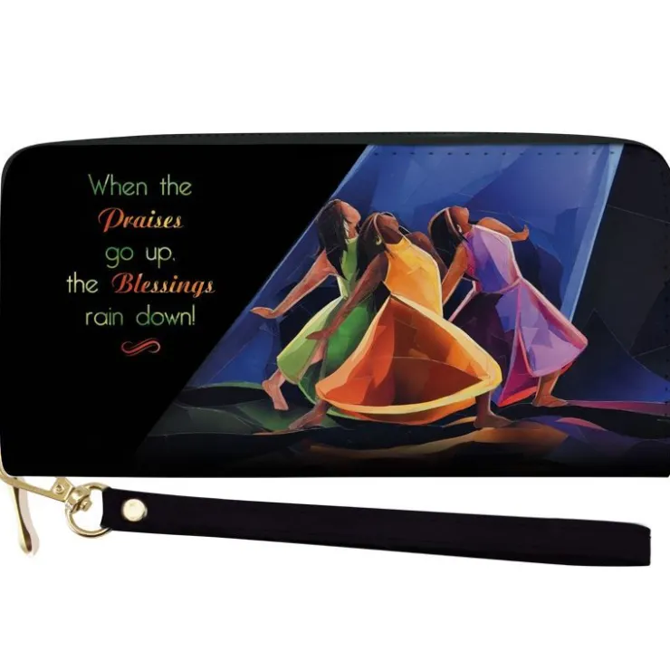 Wallets^African American Expressions PRAISES GO UP WALLET